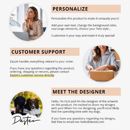 Yellow Golden Retriever Hund Custom Text Geschenkpapier