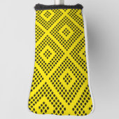 Yellow Golf Club Head Cover Headcover (Rotieren 90)