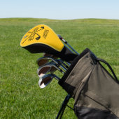 Yellow Golf Club Player Name Golf Head Cover Golf Headcover (In SItu)