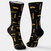 Yellow Gratulationen Diploma Class Year Socken (Gewinkelt)
