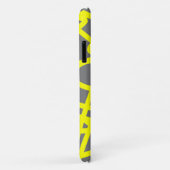 Yellow Gray Abstrakt Art iPhone 11 Fall Case-Mate iPhone Hülle (Hinten/Rechts)