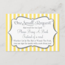 Yellow Gray Baby Showcard Buchen