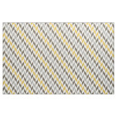 Yellow & Gray Chevron Pattern Stoff (Yard (91,4 cm))