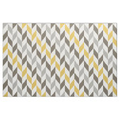 Yellow & Gray Chevron Pattern Stoff (Fat Quarter (45,7 x 55,9 cm))