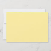 Yellow & Gray Confetti Dots Brautparty laden ein Einladung (Rückseite)