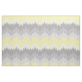 Yellow Gray Ombre Zickzack Zigzag Stoff (Fat Quarter (45,7 x 55,9 cm))