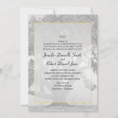Yellow Gray Silver Mossy Oak Wedding Einladung (Vorderseite)