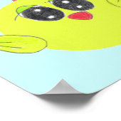 Yellow Green Babird Poster (Ecke)