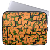 Yellow Green Black Digital Camouflage Pattern Laptopschutzhülle (Vorderseite)