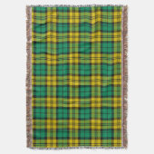 Yellow Green Blackwatch Campbell Tartan Kariert Decke (Vorderseite Vertikal)