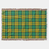 Yellow Green Blackwatch Campbell Tartan Kariert Decke (Vorderseite)