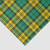 Yellow Green Blackwatch Campbell Tartan Kariert Seidenpapier (Detail)