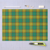 Yellow Green Blackwatch Campbell Tartan Kariert Seidenpapier (Handwerk)