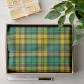 Yellow Green Blackwatch Campbell Tartan Kariert Seidenpapier (Geschenk)