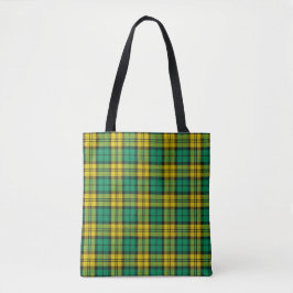 Yellow Green Blackwatch Campbell Tartan Kariert Tasche