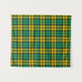 Yellow Green Blackwatch Campbell Tartan Kariert Wandteppich (Vorderseite (Horizontal))