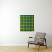 Yellow Green Blackwatch Campbell Tartan Kariert Wandteppich (Beispiel)