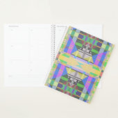 Yellow Green Blue Lila Geometric Planer (Anzeige)