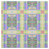 Yellow Green Blue Lila Geometric Stoff (Muster)