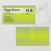 Yellow Green Candy Visitenkarte (Vorne/Hinten)