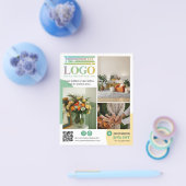 Yellow Green Circles Logo Photos Promotional Flyer (Einzeln)