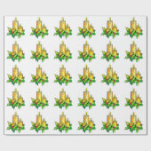 Yellow Green Geschenkpapier (Flach)