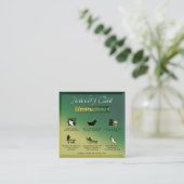 Yellow Green Gradient Schöne Juwelierpflege Tipps Begleitkarte (Stehend Vorderseite)