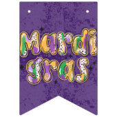 Yellow Green Lila Mardi Gras Banner (Erste Fahne)