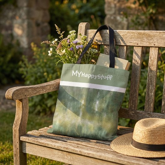 Yellow green modern abstract elegant pattern  tasche