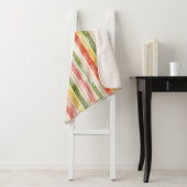 Yellow Green Pink Orange Stripes  Sherpadecke (Beispiel)