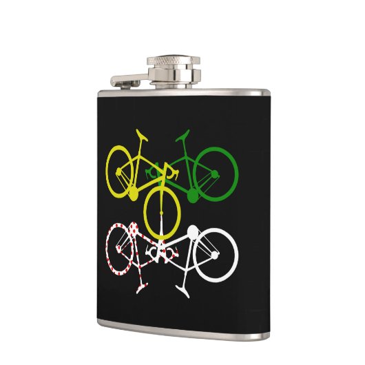 Yellow Green Polka-Dot Jerseys Flachmann (Links)