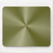 Yellow-Green Stainless Steel Mouse Pad Mousepad (Vorne)