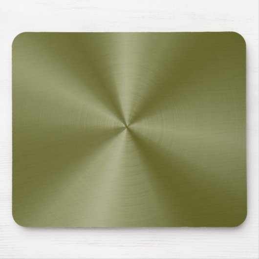 Yellow-Green Stainless Steel Mouse Pad Mousepad (Vorne)