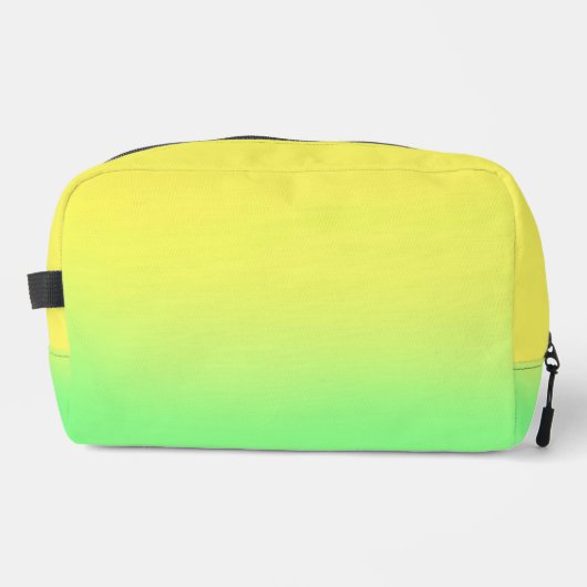 Yellow Green sunset ombre Dopp Kit Waschbeutel (Vorderseite)
