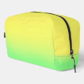 Yellow Green sunset ombre Dopp Kit Waschbeutel (Rechte Ecke)