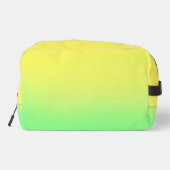 Yellow Green sunset ombre Dopp Kit Waschbeutel (Rückseite)