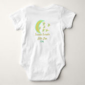 Yellow green twinkle Twinkle Little Star geben Nam Baby Strampler (Rückseite)