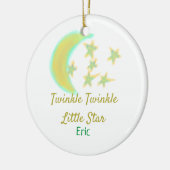 Yellow green twinkle Twinkle Little Star geben Nam Keramik Ornament (Links)