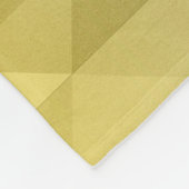 Yellow Grey Cool Ombre Geometric pattern Monogram Fleecedecke (Ecke)