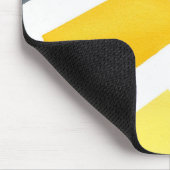 Yellow Grey Geometric Mousepad (Ecke)