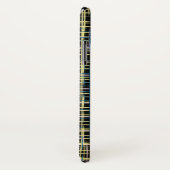 Yellow Grid Lines Art Muster iPhone Case-Mate iPhone Hülle (Hinten/Rechts)