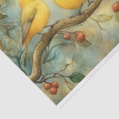 Yellow Hammer Songbirds DECOUPAY Seidenpapier (Ausschnitt)