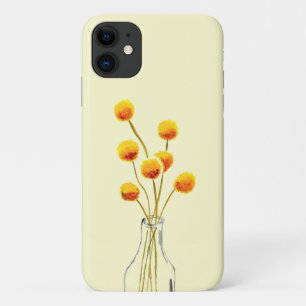 Yellow happy Billy Button Blume Australische Kunst Case-Mate iPhone Hülle