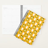 Yellow Happy Face Emoji Notebook Planner Planer (Anzeige)