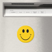 Yellow Happy Face Magnet (In Situ (Geschirrspüler))