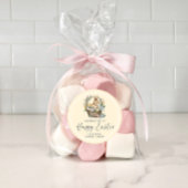 Yellow Happy Ostersonne Runder Aufkleber