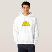 Yellow Hard Hat Cartoon Hoodie (Vorne ganz)