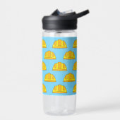 Yellow Hard Hat Cartoon Trinkflasche (Links)