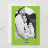 Yellow Heart Cactus Fiesta Liebe Danke Einladung (Rückseite)