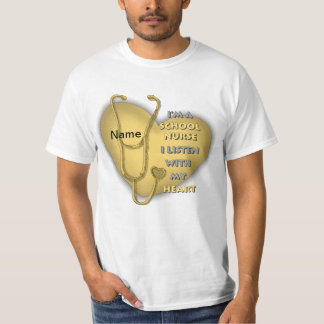 Yellow Heart School Nurse T-Shirt